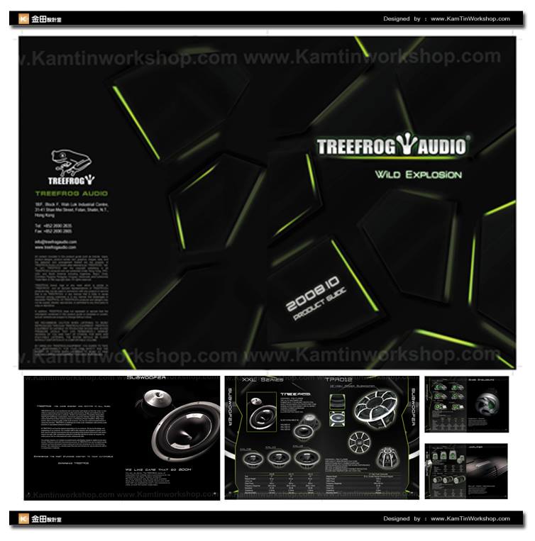 Treefrog Audio - Catalog Design